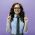 ginger-lady-in-eyeglasses-and-shirt-pointing-up-on-M4QZJLL.jpg